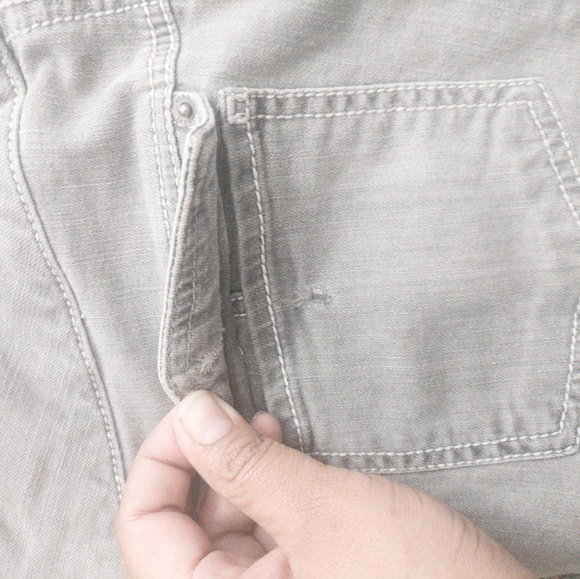 Michael kors gray zippered jeans size 6 - Picture 5 of 8